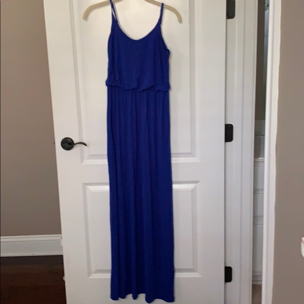 Blue maxi dress